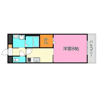 アンプルールフェールU-HA【1階】の間取り