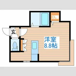 グランシュールA【2階】の間取り