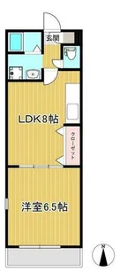 アムールLisBlanc【1階】の間取り