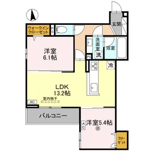 brilant【3階】の間取り