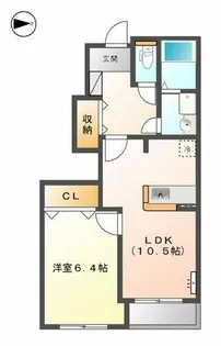 ステラス【103号室】の間取り