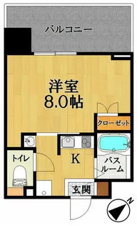 パルティール上前津【4階】の間取り