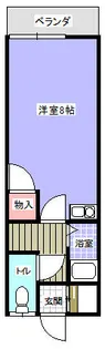 レジデンス内智山【303号室】の間取り