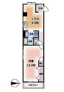山崎ビル【201号室】の間取り