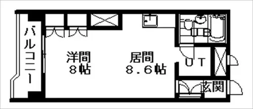 アートサイドテラス【2階】の間取り