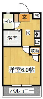 プライムハイツ【201号室】の間取り