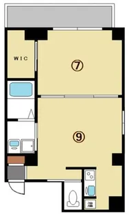 BLANKET BLD【804号室】の間取り