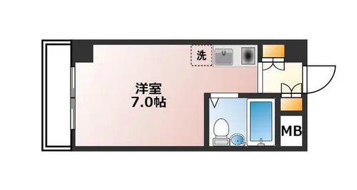 リーガルハウスⅤ学園南【301号室】の間取り