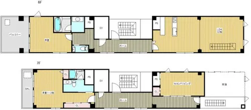 ウィズエムビル【6階】の間取り