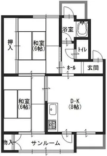 離宮ビル【3階】の間取り