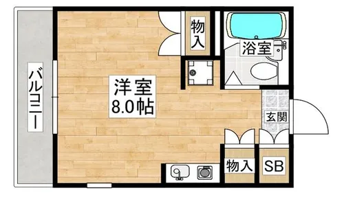 ジーニアス上ノ丸【3階】の間取り