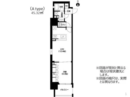 アーバネックス心斎橋【10階】の間取り