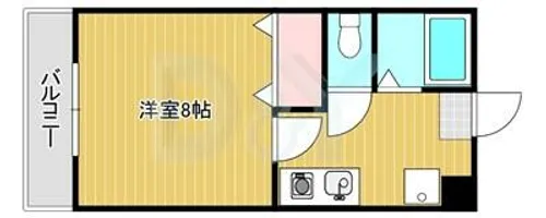 グリーンヒル桃山【205号室】の間取り