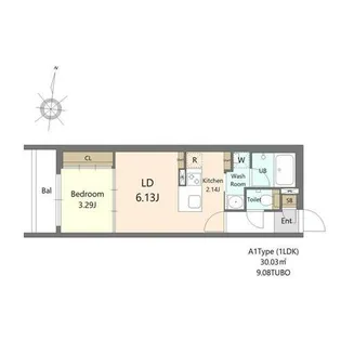 S-RESIDENCE医大南altier【213号室】の間取り