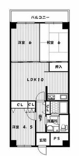 ネオコーポ真田山公園【603号室】の間取り