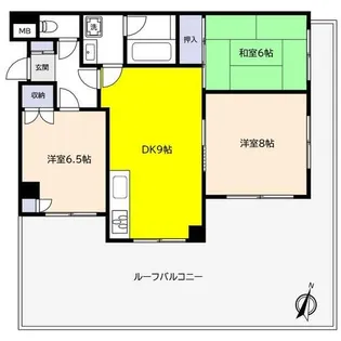 サンシャイン西芦屋【5階】の間取り