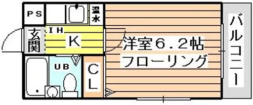 ルミエール小松【2階】の間取り