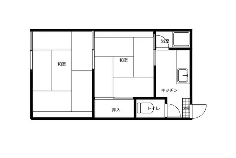 武庫ハイマB棟【105号室】の間取り