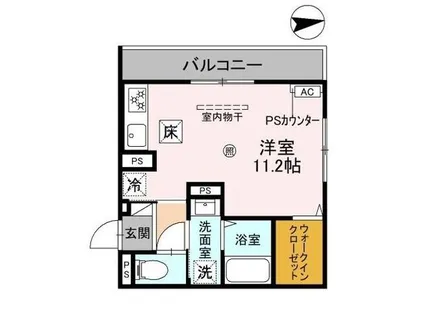 Sincerite【101号室】の間取り