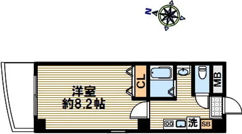 ラ・フォンテ春日野道【1003号室】の間取り