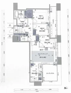 アイランドシティオーシャン&フォレストタワーレジデンスEAST棟【1401号室】の間取り