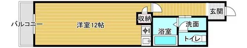 オリエンタル黄金【5階】の間取り