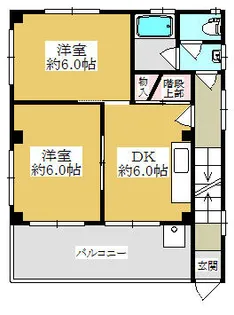 甲子園ファイブⅡ【2階】の間取り