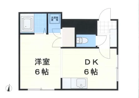 メゾンド栄町【401号室】の間取り