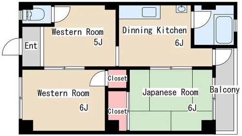 丸吉マンション【105号室】の間取り