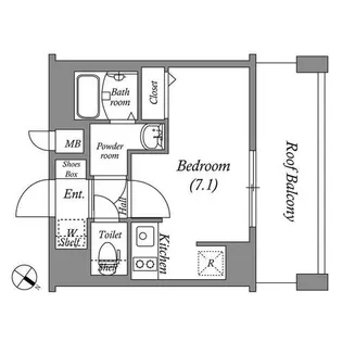 ファステート神戸サルビア【0714号室】の間取り