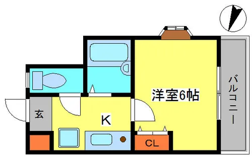 リーフテラス【2階】の間取り