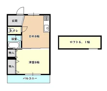 アクセスコ-トⅤ【2階】の間取り