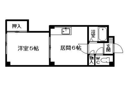 エステート田口【2階】の間取り