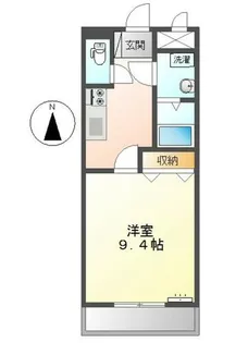 サン・メゾン天満【1階】の間取り