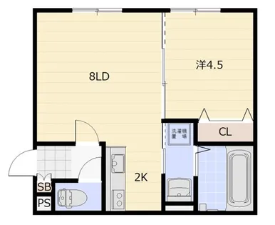リッツカールトン柏木【205号室】の間取り