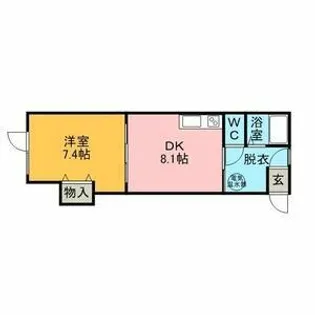 コーポひだまり【1階】の間取り