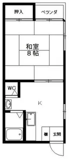 グラズールサトウ【1階】の間取り