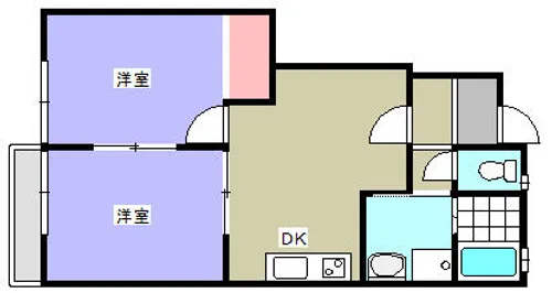 正建ハイツ【1階】の間取り