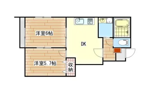 正建ハイツ【101号室】の間取り