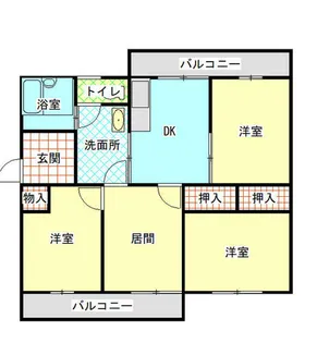 ピアン自由が丘4号棟【501号室】の間取り