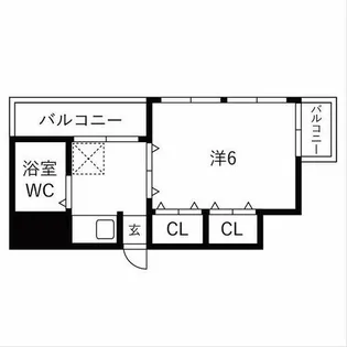 ロイヤルメゾン王子公園【102号室】の間取り
