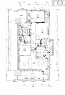 グランフォーレ大橋駅前レジデンス【15階】の間取り