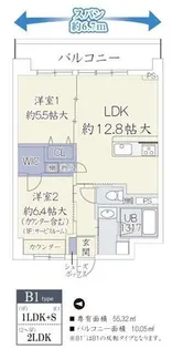 ラ ヴィータ平野【302号室】の間取り