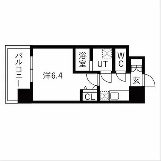 ワールドアイ大阪East City【9階】の間取り