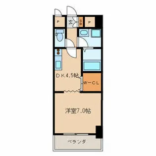 サンルーヴル【5階】の間取り