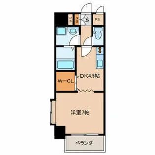サンルーヴル【9階】の間取り