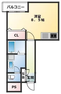 メゾンドファミリー1【3階】の間取り