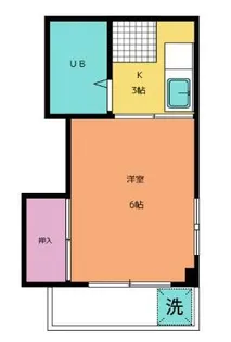 まみヨコイ【2階】の間取り