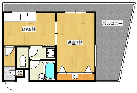 ソレイユパレス【1階】の間取り