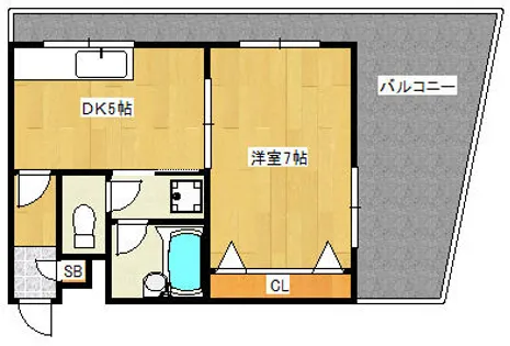 ソレイユパレス【1階】の間取り